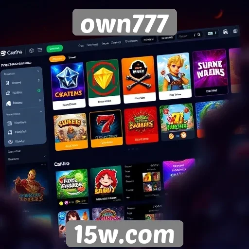 Interface e experiência do usuário no own777